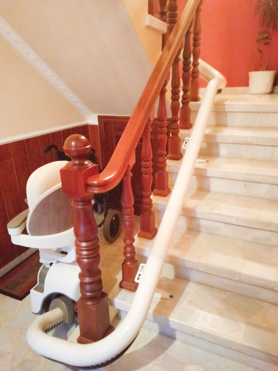 Instalación silla sube escaleras